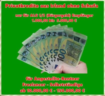 An Alle Geld ohne Schufa