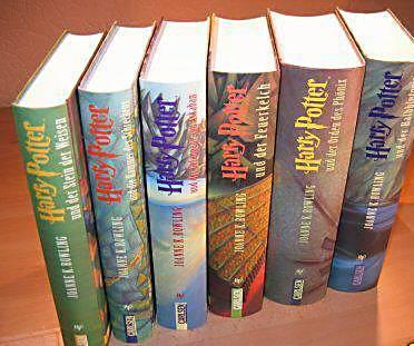 Harry Potter Band 1-6 nur 1x gelesen