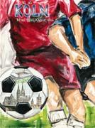 Fußballposter verschiedener Städte