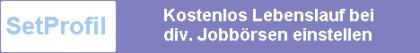 Bewerberprofil Lebenslauf i. d. Jobbörsen anmelden