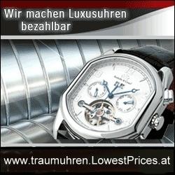 Traum-Uhren bis 80 günstiger - Euro 20 geschenkt