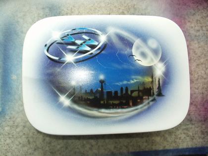 Airbrush Bilder auf Fahrzeugteilen
