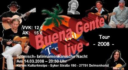 Buena Gente live 2022 am 14. 03. 2022 in Delmenhorst