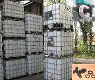 1000 L Wassertank mit Literanzeige IBC Tanks Rapsöl