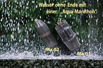 Neu Aqua-Marathon Vibrator Tiefbrunnenpumpe für Haus und Garten
