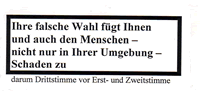 Neues Forum - für alle Wähler die über ihren Volksvertreter etwas zu sagen habe