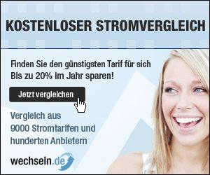 In wenigen Minuten bis zu 400Euro jährlich sparen durch Stromwechsel