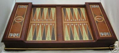 BACKGAMMON Sonder-Edition Gold Silber Franklin Mint Limitiert