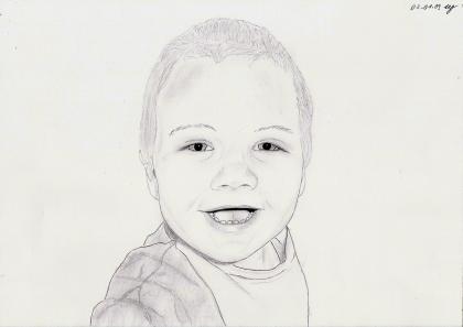 Portraitzeichnungen nach Fotovorlagen