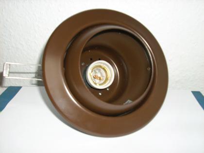 Deckeneinbau-Strahler braun/schwenkbar Neu