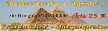 Frühbucher Reiseangebote Ägypten Urlaub