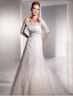 PRONOVIAS LA SPOSA Aus der Kollektion 2022 San Patrick Modell ESTEFANIA