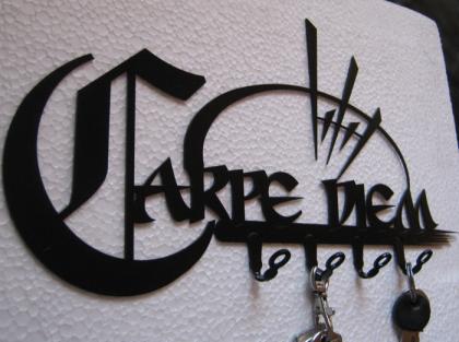Carpe Diem Schlüsselbrett Hakenleiste selten keine Massenware
