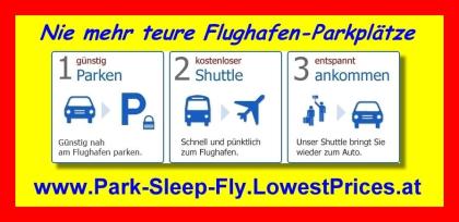 Flughafen-PARK-SLEEP-FLY europaweit ab Euro 35