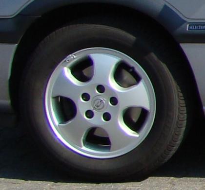 4 x original Alufelgen TOP-Bereifung für Opel Zafira A / Astra