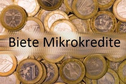 Biete Mikrokredite auch ohne Schufa
