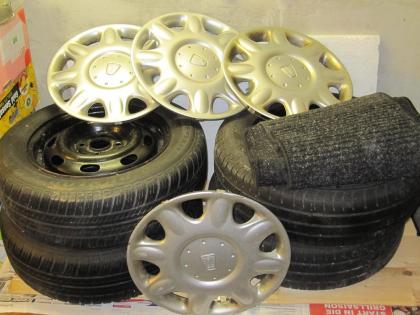 Rover 200 Stahlfelgen/Zierblenden/Fußmatten
