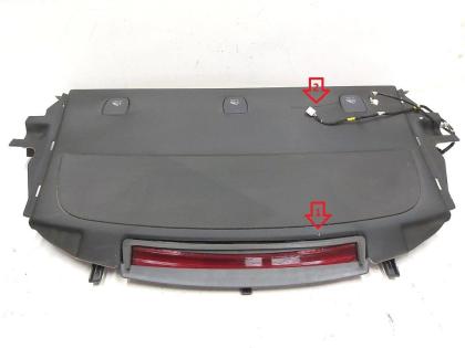 1090452-00-J Obere Gepäckraumablage zusammengebaut Tesla Modell 3 1128021-00-E