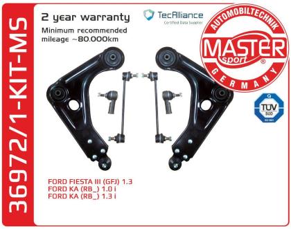 QUERLENKER SATZ FORD FIESTA III GFJ KA RB liftback