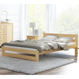 Holzbett Lattenrost Massivholz Holz Einzelbett Doppelbett - EHB03