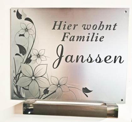 Türschild Aluminium