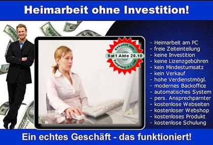 Fleissige Mitarbeiter in Heimarbeit gesucht Keine Investition