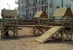 Holz-Spielplätze Drei Türme