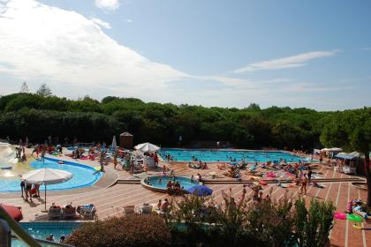 Campingurlaub in Italien Die Ferienanlage Union Lido in Cavallino direkt am Me