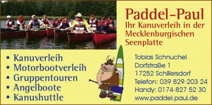 Kanutouren durch die mecklenburgische Seenplatte