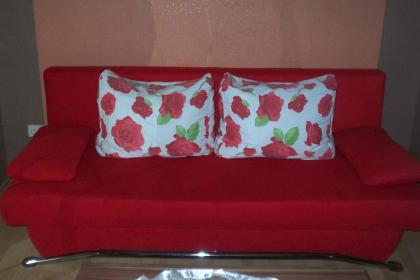 Schlafcouch rot