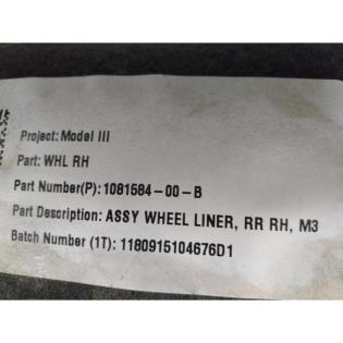 Kotflügel hinten rechts Tesla Modell 3 1081584-00-D