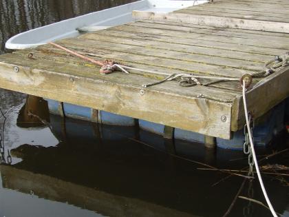 Floß - Ponton 2x6m für nur 160 -Euro zu verkaufen