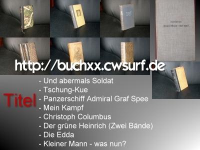 Antiquarische Bücher Sachbücher und Belletristik