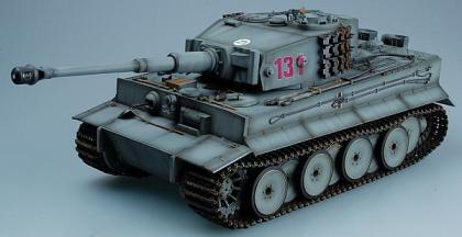 Der Tiger ist einer der erfolgreichsten schweren Panzer-hier in XXL 1 16 50cm h