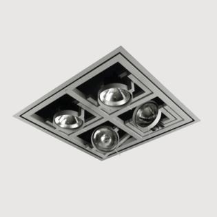Kreon - Kwadro - Ceiling Light - 4x75W GY6. 35 - 230V