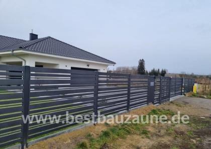 Zäune aus Polen Polnische Metallzäune/ Schmiedezäune/ Doppelstabmatten/ Tor/ Pf