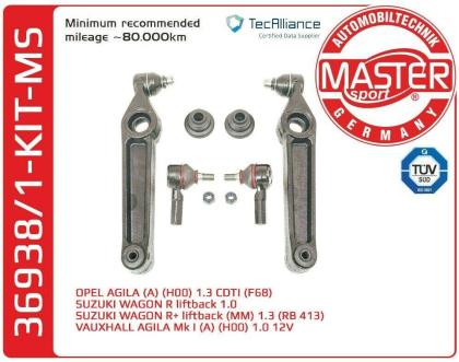NEU QUERLENKER SATZ LENKER RADAUFHÄNGUNG OPEL AGILA A H00 SUZUKI WAGON AUTOT