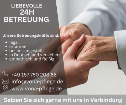 24h Pflege häusliche Pflege polnische Pflegekräfte 24 Stunden Betreuung