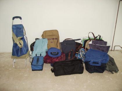 Verschiedene Taschen/Trollis