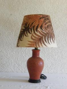 Designer - Tischleuchte Porzellanfuß