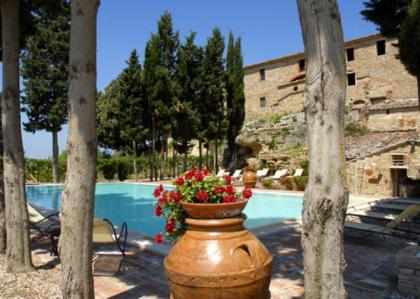 Ferienwohnung mit Pool in Asciano nähe Siena Toskana