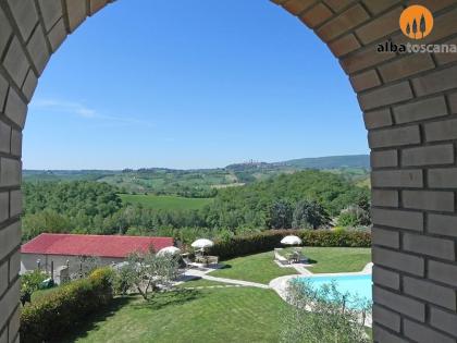 San Gimignano Ferienwohnung mit Pool