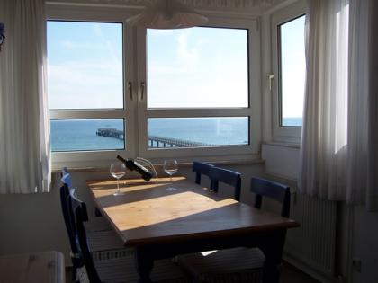 Ostsee-Ferienwohnung Ostseeperle mit WLAN direktem Meerblick und Kamin