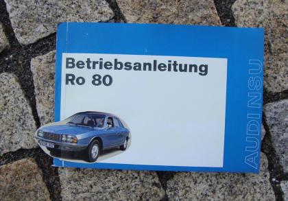 Betriebsanleitung für NSU Ro 80 1973