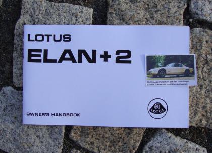 Betriebsanleitung Lotus Elan 2 1972