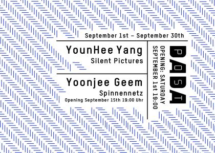 DADA POST präsentiert YounHee Yang Silent Pictures Eröffnung am 01. September