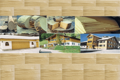 Fichtenholzschindeln handgespalten