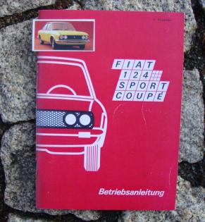 Betriebsanleitung Fiat 124 Sport Coup / 1971