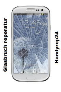 Samsung Galaxy s3 Blau/Weiß Glasbruch reparatur Glas lcd bildschirm