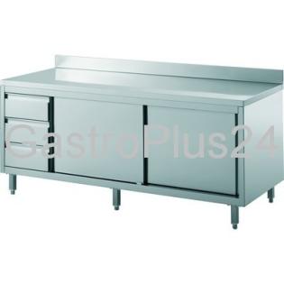 Arbeitsschrank 160x70x85cm Schubl. links Aufk.